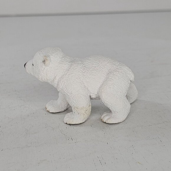 Schleich Polar Bear Baby Cub Walking #14708 Animal Figure - Picture 3 of 8